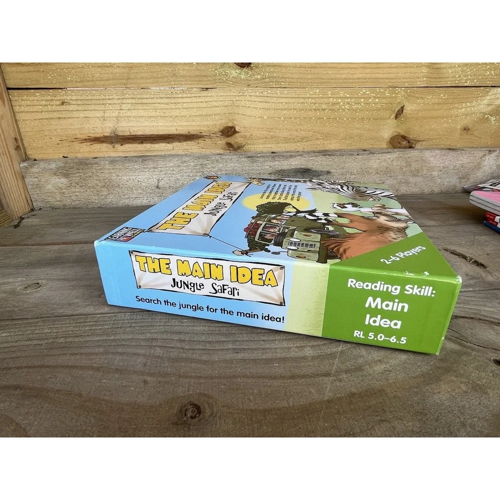 Learning Games : The Main Idea Jungle‎ Safari RL 5.0-6.5 Teacher Supplies Class